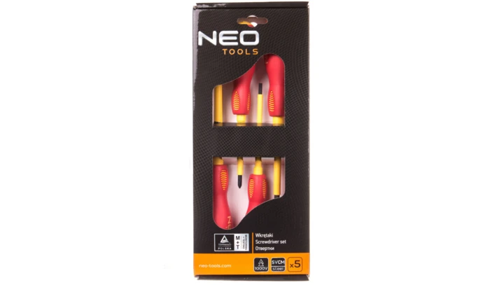 Wkrętaki 1000V 04-220 /zestaw 5 szt./