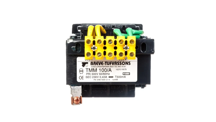 Transformator 1-fazowy separacyjny TMM 100/A 500/230V 0,43A, Ta 40, 16252-9979
