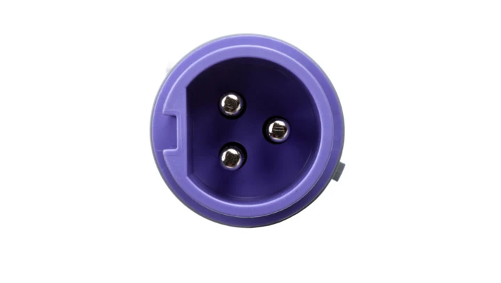 Wtyczka przenośna 16A 3P 24V fioletowa IP44 TWIST 063v