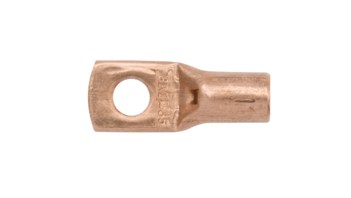 Końcówka oczkowa rurowa 35/M8 miedź niecynowana KN35/8