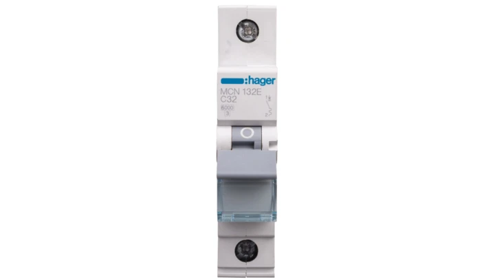 Wyłącznik nadprądowy 1P C 32A 6kA AC MCN132E