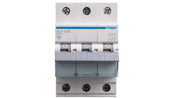 Wyłącznik nadprądowy 3P C 10A 6kA AC MCN310E