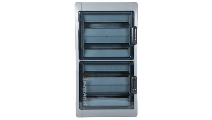 Rozdzielnica modułowa RN65 4x18 natynkowa IK09 IP65 drzwi transparentne 601948