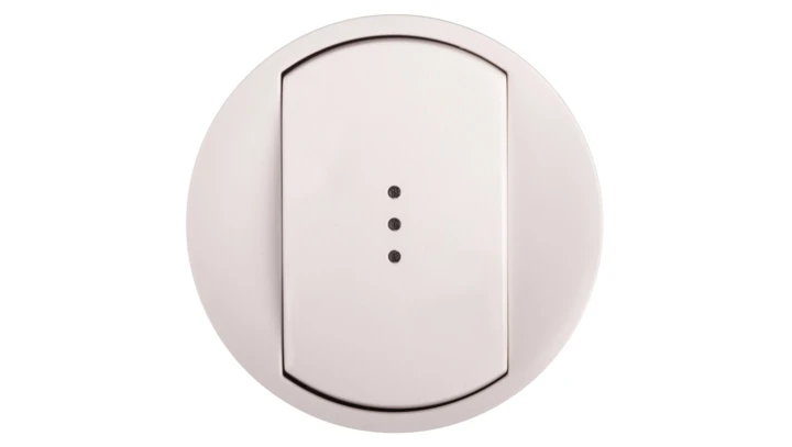 CELIANE Klawisz pojedynczy do łącznika podświetlany biały 068003