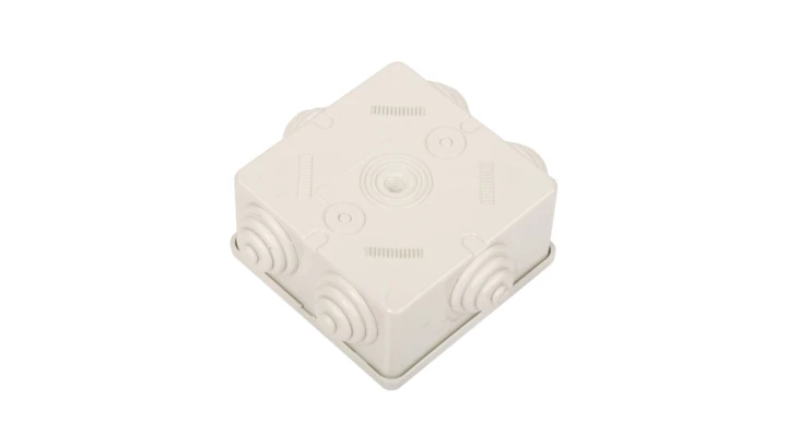 Puszka natynkowa 80x80x40mm tworzywo IP44 szara OL20003