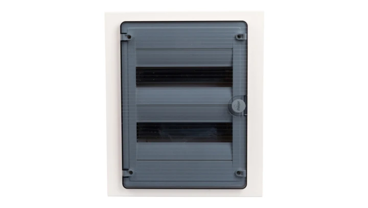 Rozdzielnica modułowa 2x12 podtynkowa IP40 Golf (drzwi transparentne) VF212TD