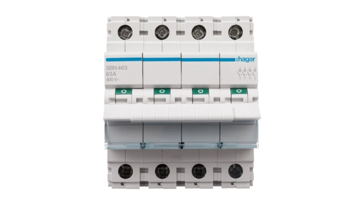 Rozłącznik modułowy 63A 4P SBN463
