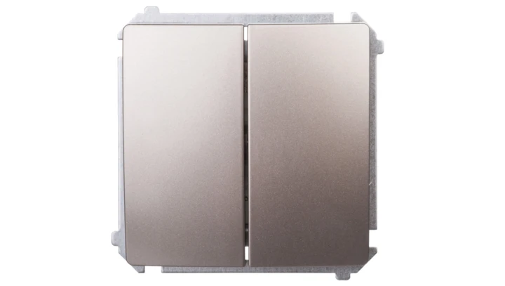 Simon Basic Łącznik świecznikowy z podświetleniem, szybkozłącza, satyna BMW5L.01/29