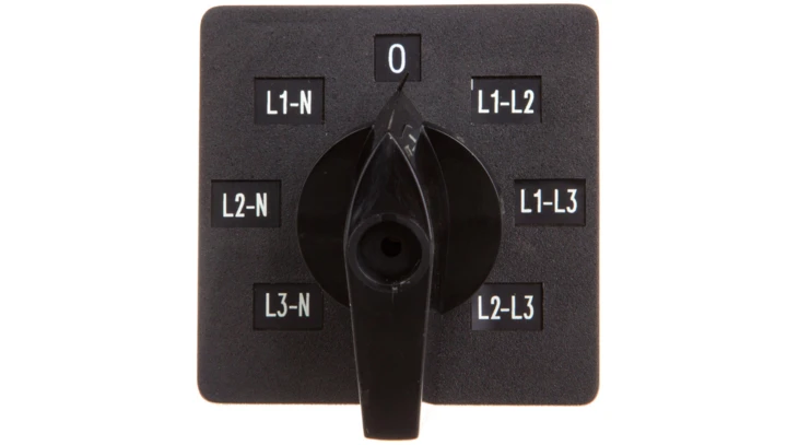 Przełącznik woltomierza 3xL-L i 3xL-N do wbudowania ŁK15-4.883P01
