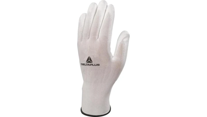 Rękawice High Tech do prac precyzyjnych białe rozmiar 10 VE702P10