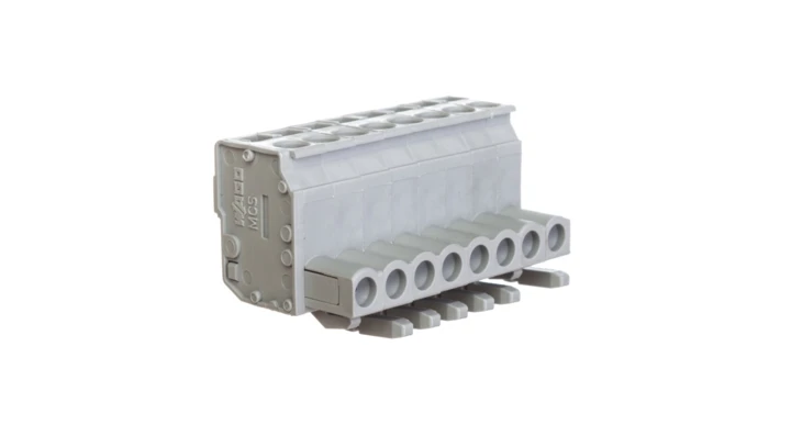 Gniazdo MCS-MIDI Classic kątowe 8-biegunowe szare raster 5mm 232-108/026-000