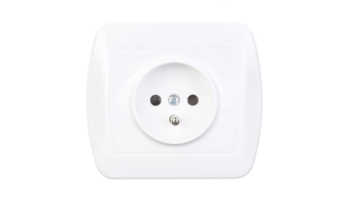 Simon Akord Gniazdo pojedyncze z/u 16A IP20 z przesłona torów białe AGZ1ze/11