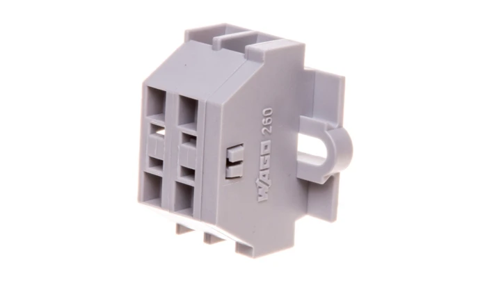 Złączka 2-przewodowa 1,5mm2 szara mocowanie srubowe 260-102 /100szt./