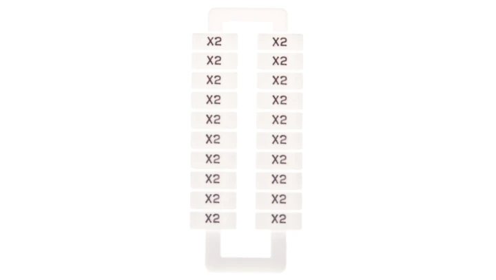 Oznacznik biały (blister 20szt.) 43192 (nadruk X2)