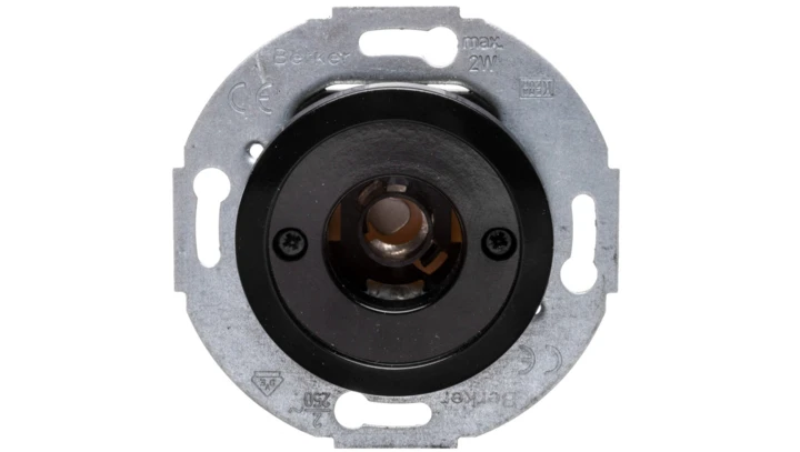 1930 Łącznik i sygnalizator świetlny E10 z elementem centralnym czarny 510401