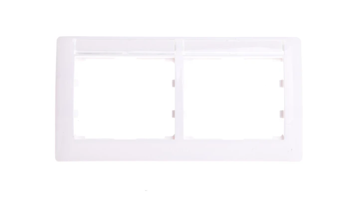 SISTENA LIFE Ramka podwójna pozioma arctic 771014