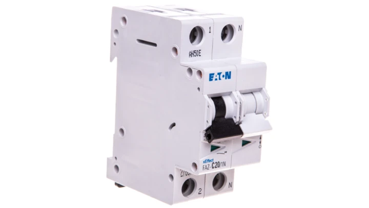 Wyłącznik nadprądowy 1+N C 20A 15kA AC FAZ C20/1N 278675
