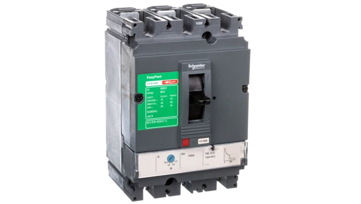 Wyłącznik mocy 16A 3P 36kA EasyPact Compact CVS CVS100 TM16D LV510330