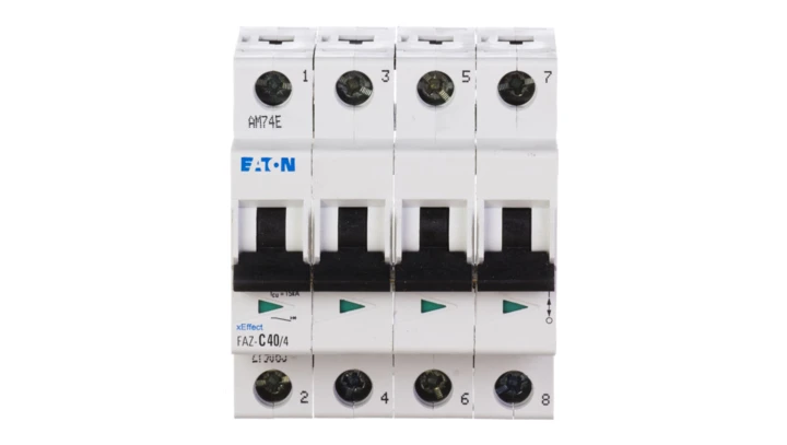 Wyłącznik nadprądowy 4P C 40A 15kA AC FAZ C40/4 279065