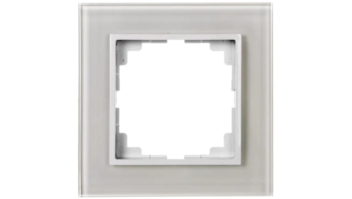 Sentia Ramka pojedyncza szklana biała 1471-62