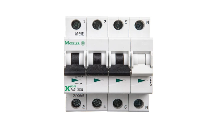 Wyłącznik nadprądowy 3+N C 6A 15kA AC FAZ C6/3N 278969