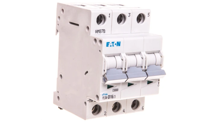 Wyłącznik nadprądowy 3P D 16A 10kA AC PLSM-D16/3-MW 242497