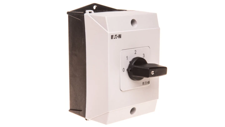 Łacznik krzywkowy 0-1-2-3 1P 20A w obudowie T0-2-8241/I1 207107