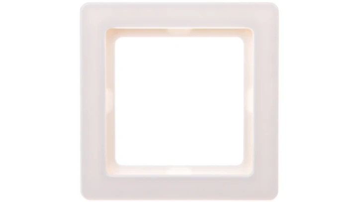 Berker Q.1 Ramka pojedyncza pozioma/ pionowa śnieżnobiała aksamit 10116089