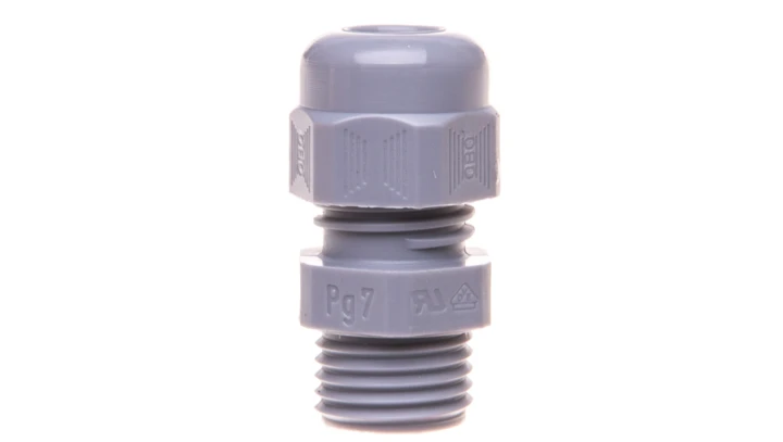 Dławnica kablowa poliamidowa PG7 IP68 V-TEC PG7 SGR srebrnoszara 2022605 /50szt./