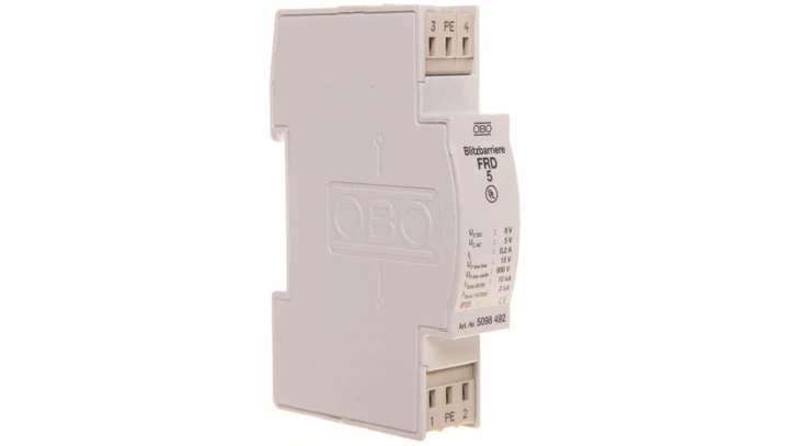 Ogranicznik przepięć dla systemów dwużyłowych 5VAC/8VDC 5kA 10kV FRD 5 5098492