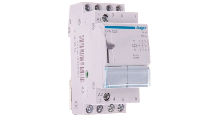 Przekaźnik impulsowy 16A 24V AC 12V DC 2Z 2R EPN528
