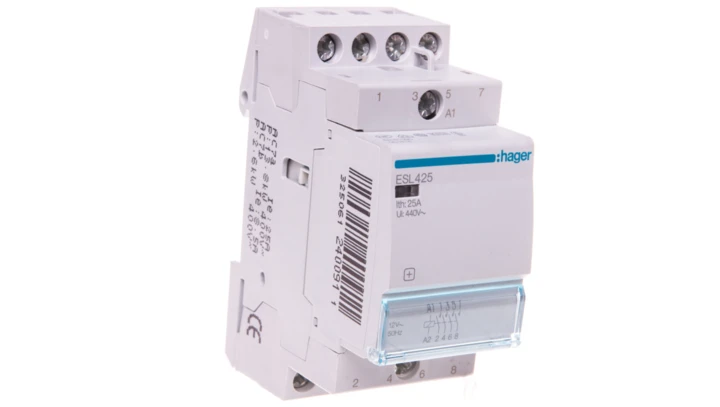 Stycznik modułowy 25A 4Z 0R 12V AC ESL425