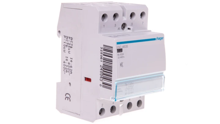 Stycznik modułowy cichy 63A 4Z 0R 230V AC ESC463S