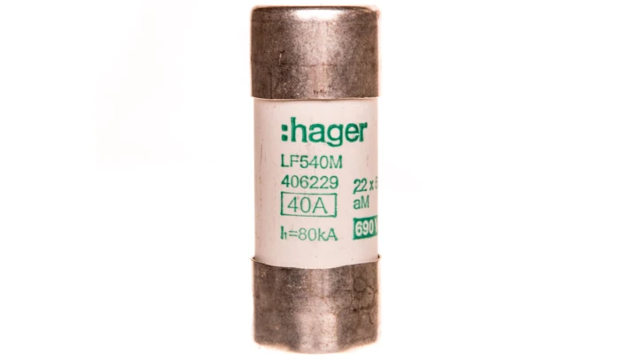 Bezpiecznik cylindryczny 22x58 aM 40A LF540M