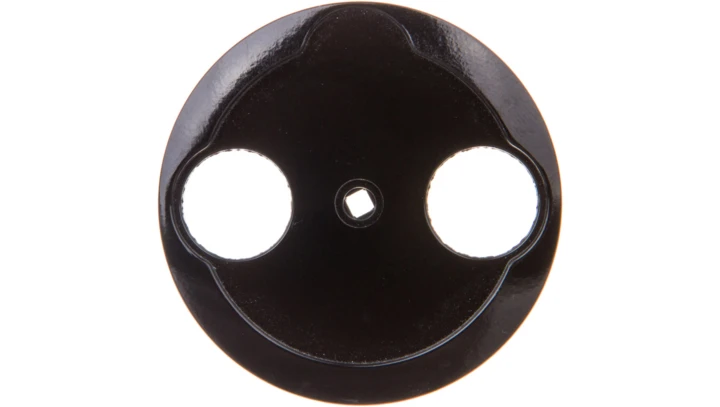 1930 Element centralny do gniazda antenowego 2-wyjściowego czarny 103921