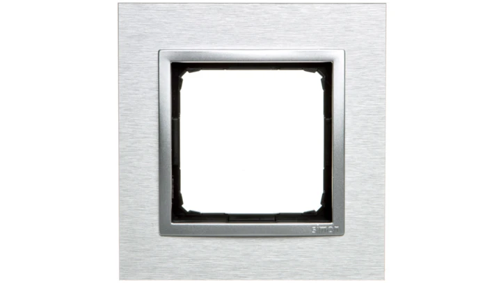 Simon 54 Nature Ramka pojedyncza metal INOX KLASYCZNY DRN1/77