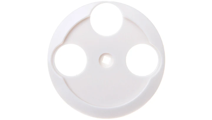 1930 Element centralny do gniazda antenowego 3-wyjściowego biały 106420