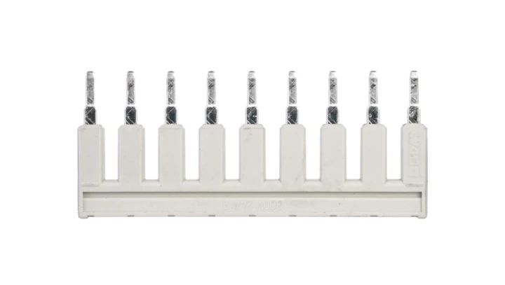 Mostek grzebieniowy 9-torowy 25A jasnoszary 2002-409 TOPJOBS