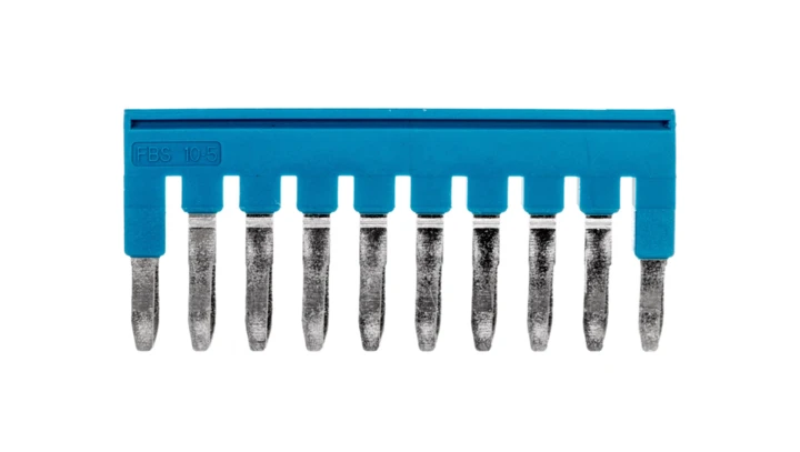 Mostek wtykany 10-biegunowy 24A 5,2mm niebieski FBS 10-5 BU 3036916