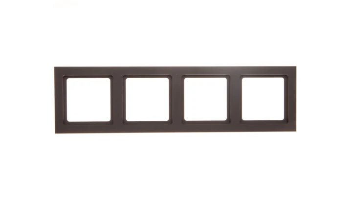 Berker Q.3 Ramka poczwórna uniwersalna antracyt/ aksamit 10146096