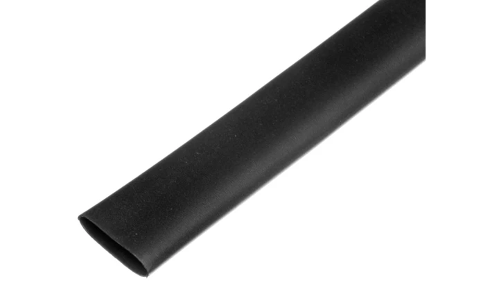 Wąż termokurczliwy z klejem 12/4-C czarny NFD301A12BK /1m/