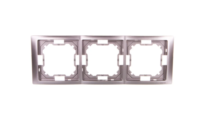 Simon Basic Neos Ramka potrójna stal inox BMRC3/21