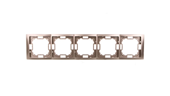 Simon Basic Neos Ramka pięciokrotna satynowy BMRC5/29
