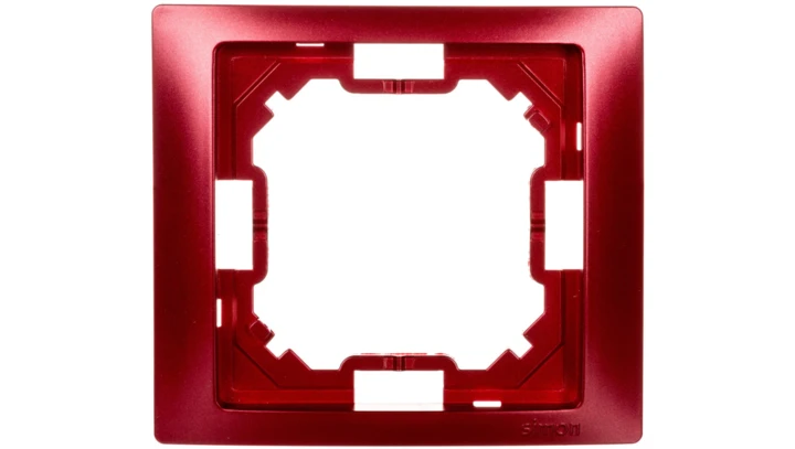 Simon Basic Neos Ramka pojedyncza rubinowy BMRC1/033