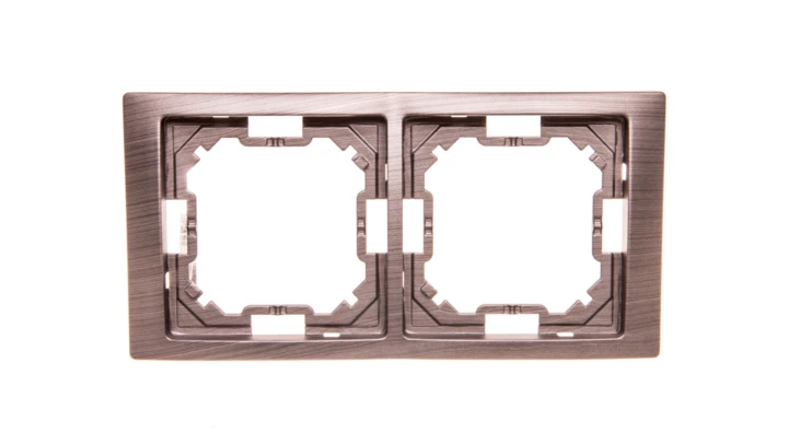 Simon Basic Neos Ramka podwójna tytanowy BMRC2/052