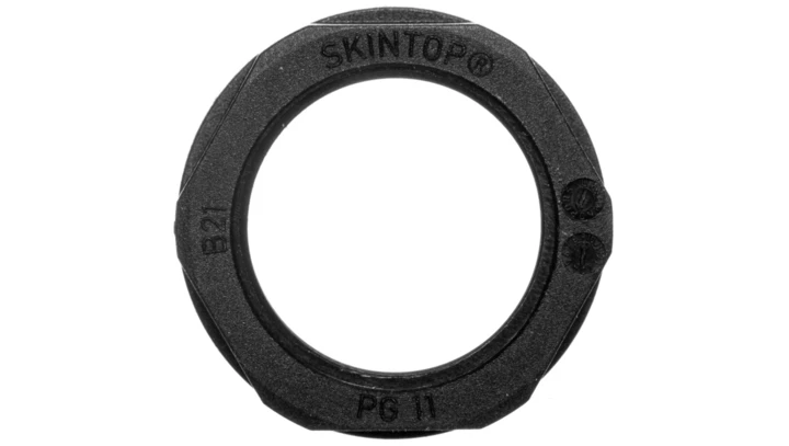Nakrętka poliamidowa PG11 SKINTOP GMP-GL 11 czarna 53019220 /100szt./