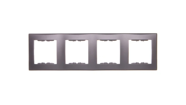 SEDNA Ramka poczwórna pionowa grafitowa SDN5802070