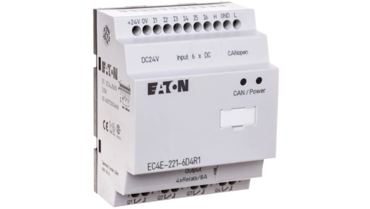 Moduł rozszerzenia CANopen 6 wejść cyfrowych 4 wyjścia przekaźnikowe EC4E-221-6D4R1 114296