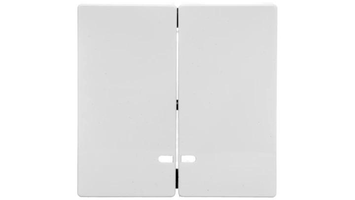 Merten System M Klawisz podwójny z podświetleniem biały MTN3420-0325