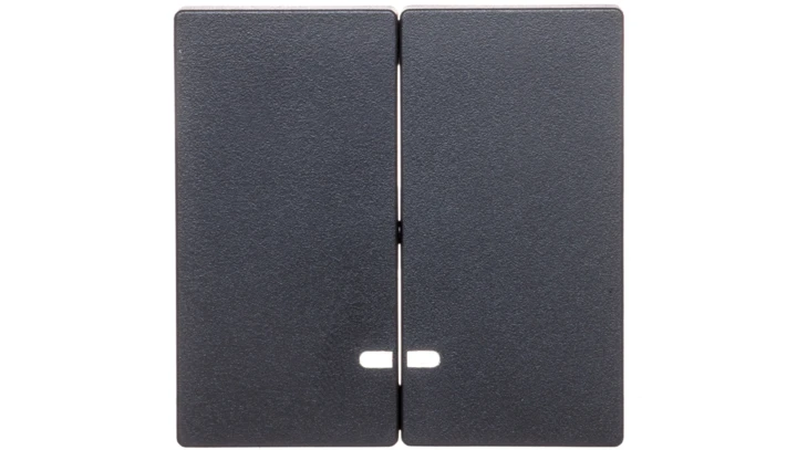 Merten System M Klawisz podwójny z podświetleniem antracyt MTN3420-0414